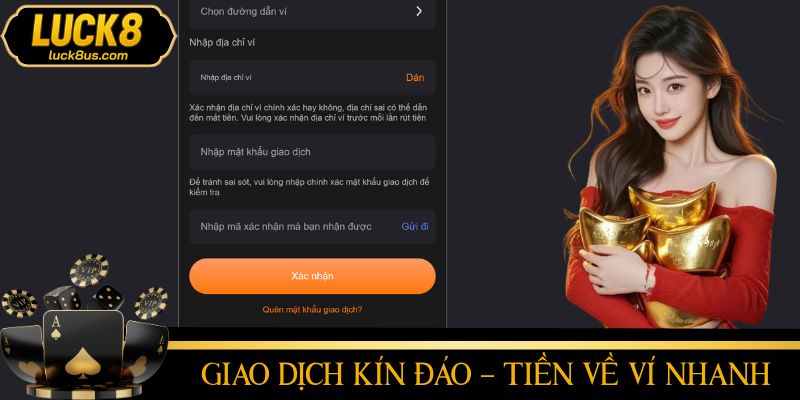 Giao dịch siêu tốc, bảo mật cao