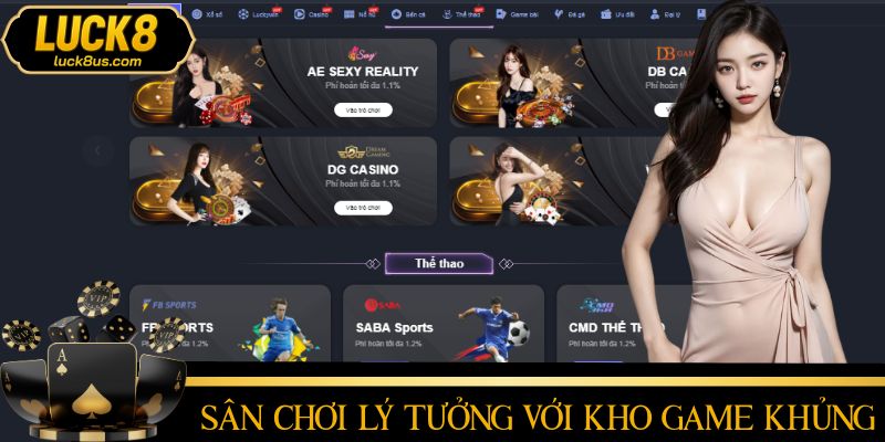 Danh sách sảnh cược hút khách, mở thưởng khủng