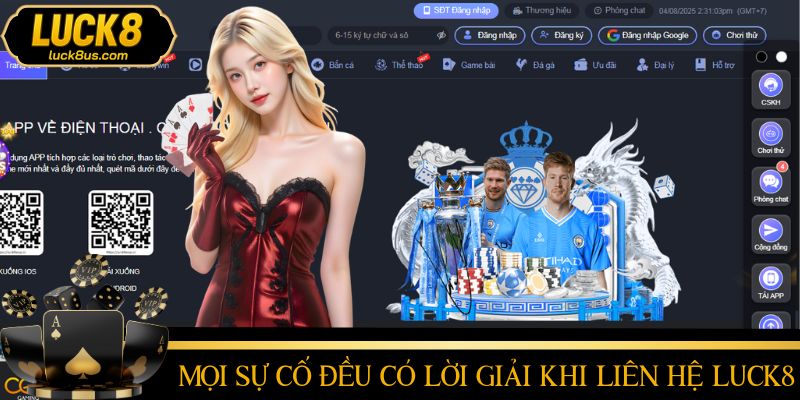 Tình huống phổ biến cần liên hệ LUCK8 ngay lập tức